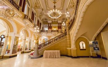 Mahen Theatre - staircase in the foyer